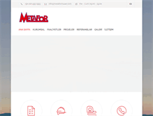 Tablet Screenshot of metaforinsaat.com